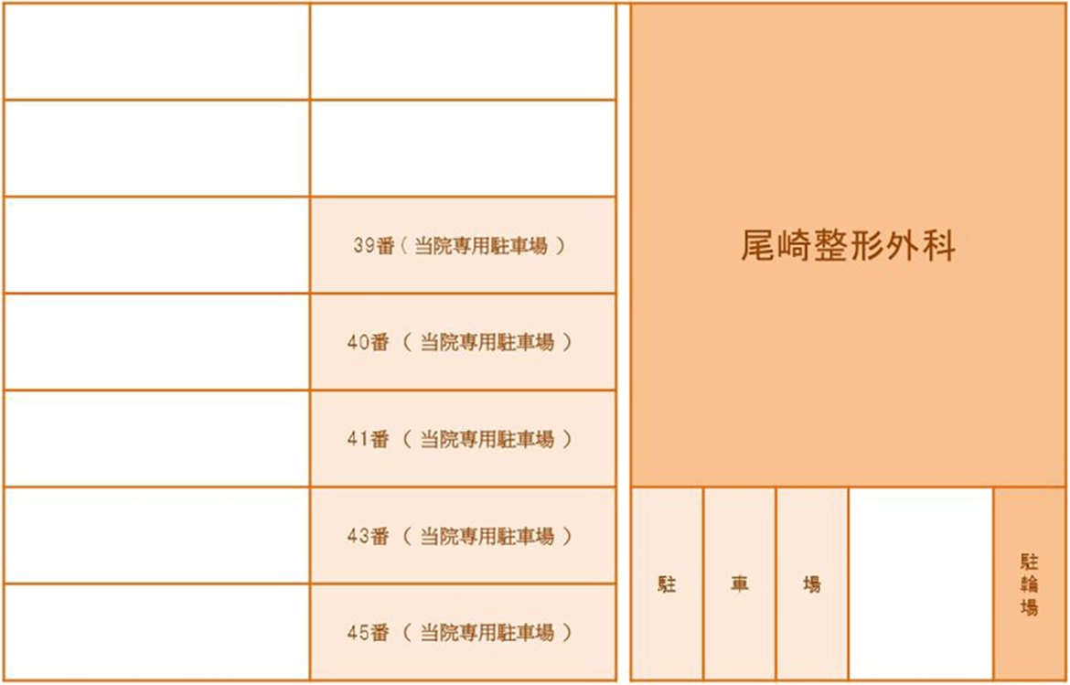 当院専用駐車場が8台ございます。